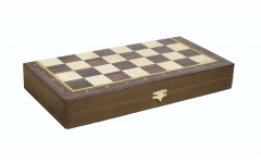 Шахматный ларец складной  бук Эконом, 50мм Шахматный ларец складной  бук Эконом, 50мм
