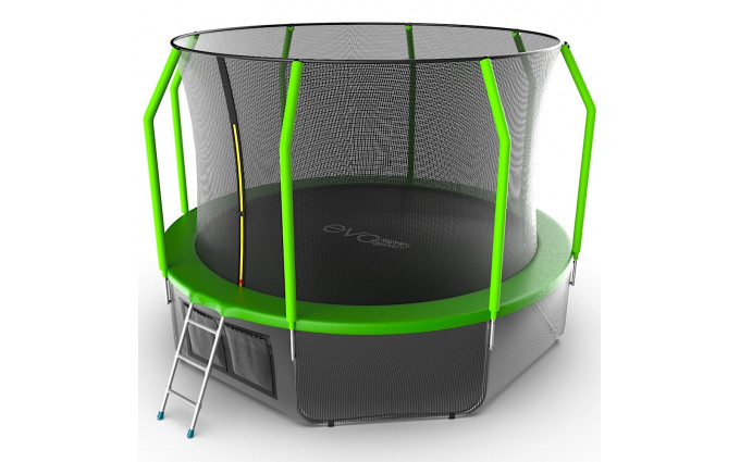 Батут EVO JUMP Cosmo 12ft (Green) + Lower net Батут EVO JUMP Cosmo 12ft (Green) + Lower net